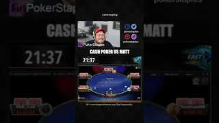 Cash Poker vs Matt | PokerStaples Shorts