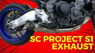 2021 MT-09 SP: SC Project S1 Exhaust #mt09 #mt09sp #yamahamt09 #yamahamt09sp