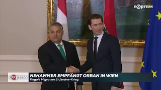 Illegale Migration & Ukraine-Krieg: Nehammer empfängt Orban in Wien
