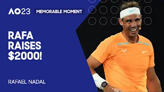 Rafael Nadal Target Practice! | Tennis Plays for Peace 2023