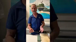 How to sharpen your fillet knife with Captain Clay! The joke at the end had to be cut out 😂🙃