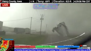 Salem, IA Close Range Tornado Intercept - Live Stream Archive