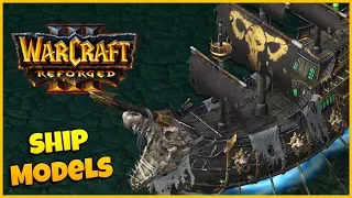 ALL Ship Models - Side by Side Comparison | Warcraft 3 Reforged