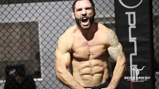 Chad Mendes IN THE GYM BEFORE BARE KNUCKLE FIGHT!