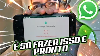 Como remover bloqueio da impresão digital do WhatsApp