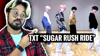 Professional Dancer Reacts To TXT  "Sugar Rush Ride" [Practice + Performance]