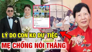 Lý Do 2 Con Shark Bình Ko Dự Tiệc Của Bố; Mẹ Chồng Nói Luôn Con Người Thật PHƯƠNG OANH Để Fan Hiểu