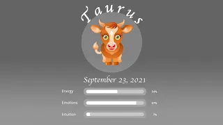 Taurus horoscope for September 23, 2021