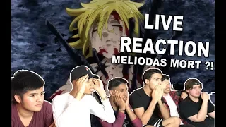 LA MORT DE MELIODAS -  SEVEN DEADLY SINS S02 EP20 - LIVE REACTION FR