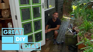 How to Replace a Section of Weatherboard and Fix a Rotting Wooden Door | DIY | Great Home Ideas