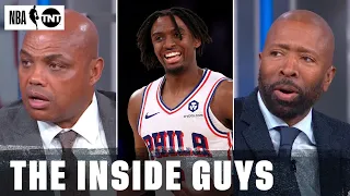 The Fellas React To Tyrese Maxey's MONSTER Night In The Garden To Force A Game 6 🍿 | NBA on TNT