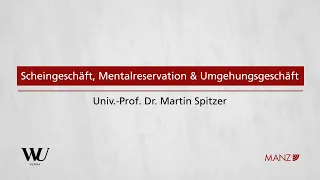 Perner/Spitzer/Kodek - Abschnitt 2.2 - Scheingeschäft, Mentalreservation und Umgehungsgeschäft