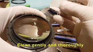 Nikon ED AF-S Nikkor 28-300mm f3.5-5.6G VR mould removal repair