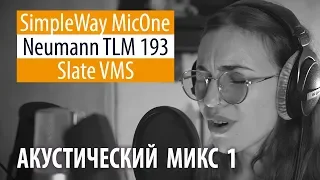 Simple Way MicOne - Slate VMS - Neumann 193 (акустический микс 1)