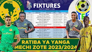 Tazama Ratiba Nzima Ya Yanga Ligi Kuu NBC Msimu Wa 2023/2024