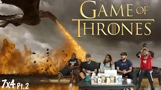 DRACARYS! Game of Thrones Season 7 Episode 4 "The Spoils of War" REACTION! Pt 2