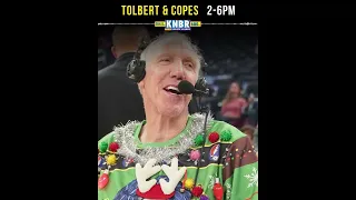 Yesterday on Tolbert & Copes, Bill Walton spoke for 32 minutes with no breaks, here's the highlights
