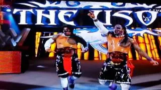 WWE the usos entrance NIGHT OF CHAMPIONS 2014