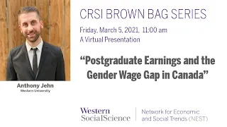 Postgraduate Earnings and The Gender Wage Gap in Canada