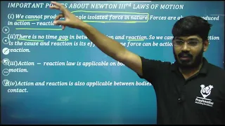 Newton's Law Of Motion l T: Newton's 3rd Law  l L04 I NEET l JEE l Prashant Sir l Nurture Batch