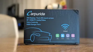 CARPURIDE W708 Wireless Portable Car Stereo! APPLE CARPLAY & ANDROID AUTO