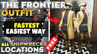 GTA Online How to Unlock The Frontier Outfit (Fastest & Easiest Way) & All Shipwreck Locations + Map