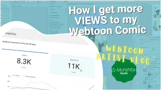 How to get more VIEWS to your Webtoon Comic || Webtoon Artist Marketing Tips