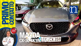 Prova Mazda CX-30 Skyactiv-X 2.0L | Test suv motore benzina mild-hybrid rivoluzionario di Mazda