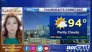 Thursday Daybreak Forecast July 27th, 2023