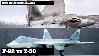 Comparação - F-22 Raptor versus Sukhoi T-50