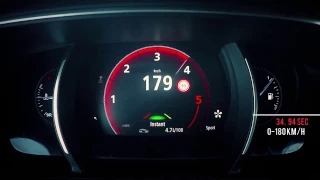 Renault Megane dci Top Speed Test - 130 0-180 km/h acceleration