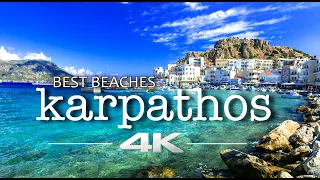 KARPATHOS (Κάρπαθος) Greece ► Best Beaches 4K ► 8:30 min