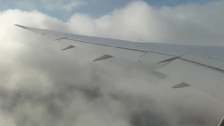 Qatar Dreamliner 787 Aborted landing at Birmingham during Storm Doris