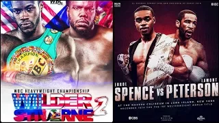 LUIS ORTIZ "NOT" ON DA JUICE? WILDER VS STIVERNE 2 OFFICIAL SHOWTIME 11/4! SPENCE VS PETERSON CLOSE?