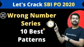 Wrong Number Series | 10 Best Patterns | अबकी बार SBI PO पार | Aashish Arora