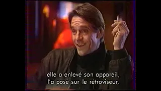 Jeremy Irons interview Lolita janvier 1998 Journal du cinéma Canal +