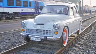 Car and train | Drezína Tatra 15/52 + Warszawa 223 | Tábor s párou 2023