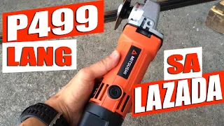 MITSUSHI ANGLE GRINDER: UNBOXING and REVIEW (FLASH SALE sa LAZADA)