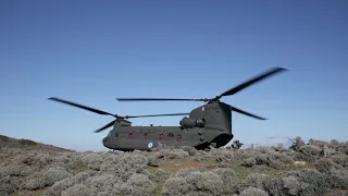 U.S. helicopters conduct unique training with Greek military