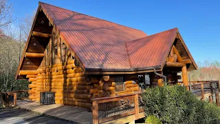 A Cut Above Cabin Tour #371 - Sevierville TN (Pigeon Forge)