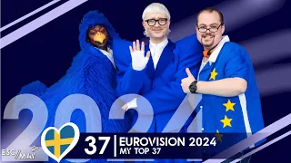 Eurovision 2024 | My Top 37