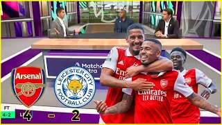 Gabriel Jesus runs wild with two goals for Arsenal 🔥 Arsenal vs Leicester City 4-2