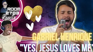 Gabrielle Henrique Reaction - "Yes, Jesus Loves Me" Whitney Houston Cover 🤩✨️