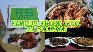 PINAKA MASARAP Na Fried Itik Ng bulacan||Tara At Tikman |Rs Fried itik & Restaurant