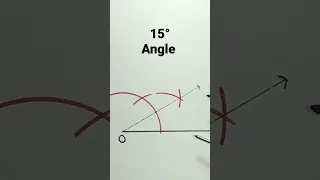 15 degree angle with compass