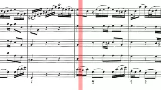 BWV 1042 - Violin Concerto in E Major (Scrolling)