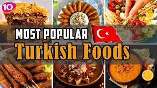 Top 10 Most Popular Turkish Foods || Turkish Traditional Food || Istanbul Street Foods || OnAir24