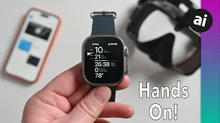 Hands On: Oceanic+ App for Apple Watch Ultra! SCUBA Dive W/ Your Apple Watch!