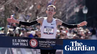 Galen Rupp wins the mens olympic marathon trials 2020 (Atlanta)