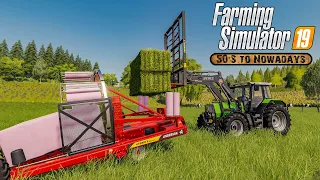 Making 200 silage bales!★ Farming Simulator 2019 Timelapse ★ Old Streams Farm★ 22